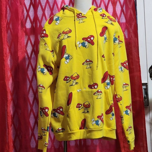Other - Brand New The Smurfs Yellow Hoodie Sweater
